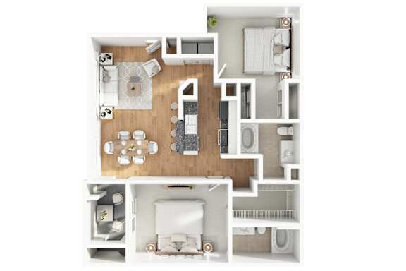 1, 2 & 3 Bedroom Apartments in Northwest Las Vegas The Pavilions by